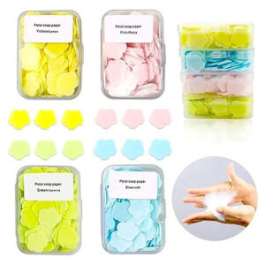 Travel-Friendly Petal Soap: 4-pack